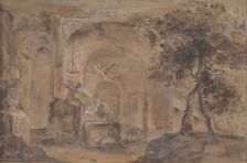 The Temptation of Saint Anthony, 17th century. Creator: Anon