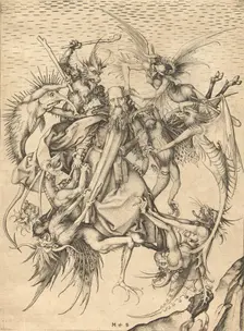 The Temptation of Saint Anthony, 1470–75. Creator: Martin Schongauer