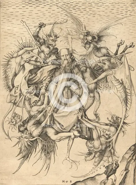 The Temptation of Saint Anthony, 1470–75. Creator: Martin Schongauer.