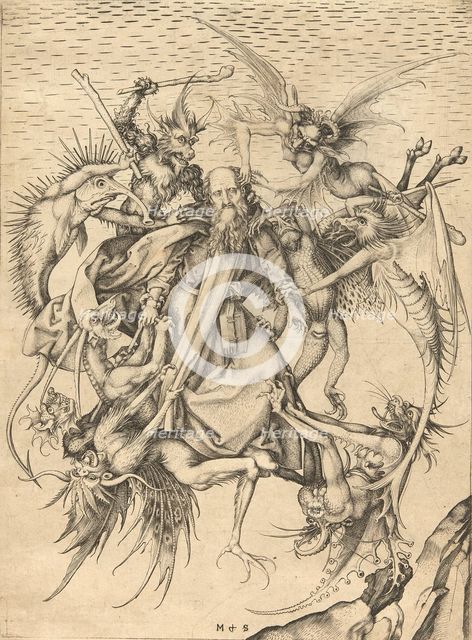 The Temptation of Saint Anthony, 1470–75. Creator: Martin Schongauer.