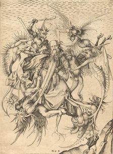 The Temptation of Saint Anthony, 1470–75. Creator: Martin Schongauer