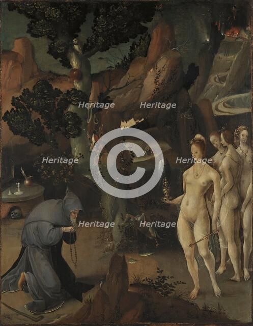 The Temptation of Saint Anthony, 1520. Creator: Jan de Cock.