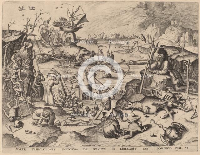 The Temptation of Saint Anthony, 1561. Creator: Unknown.