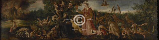 The Temptation of Saint Anthony, 1585-1590. Creator: Vos, Maerten, de (1532-1603).