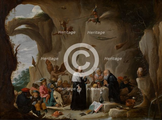 The Temptation of Saint Anthony the Great, c1640-1690. Creator: David Teniers II.