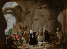 The Temptation of Saint Anthony the Great, c1640-1690. Creator: David Teniers II