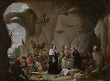 The Temptation of Saint Anthony the Great, c1640-1690. Creator: David Teniers II