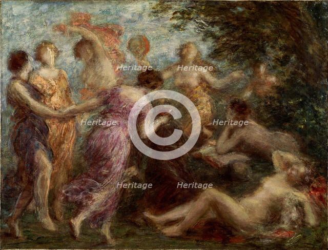 The Temptation of Saint Anthony. Artist: Fantin-Latour, Henri (1836-1904)