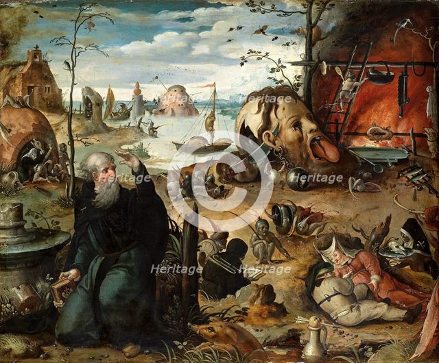 The Temptation of Saint Anthony. Artist: Mandyn, Jan (1502-1560)