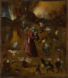 The Temptation of Saint Anthony, c 1500. Creator: Bosch; Hieronymus; (School) ()