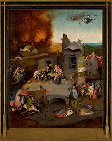 The Temptation of Saint Anthony, c1500. Creator: Bosch, Hieronymus (c. 1450-1516)