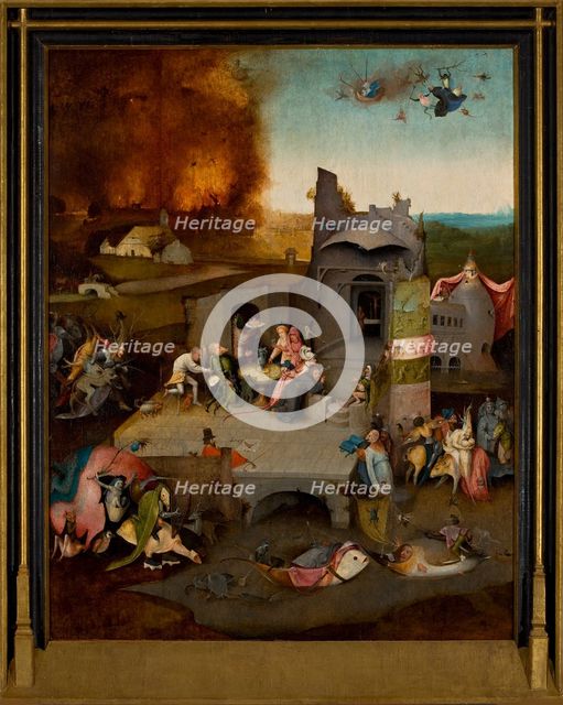 The Temptation of Saint Anthony, c1500. Creator: Bosch, Hieronymus (c. 1450-1516).