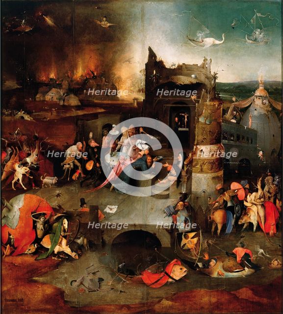 The Temptation of Saint Anthony (Central panel of a triptych).