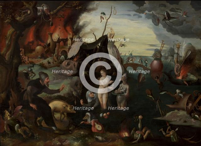 The Temptation of Saint Anthony. Creator: Pieter Huys.