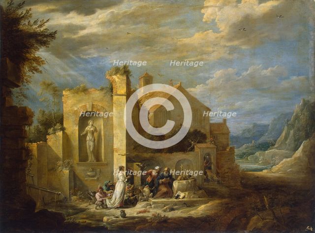 The Temptation of Saint Anthony, Early 1650s. Creator: Teniers, David, the Younger (1610-1690).