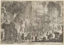 The Temptation of Saint Anthony [first version], c. 1617. Creator: Jacques Callot