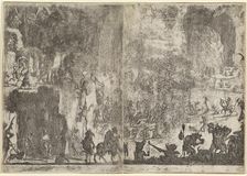 The Temptation of Saint Anthony [first version], c. 1617. Creator: Jacques Callot