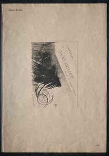 The Temptation of Saint Anthony (First Series): Cover, 1888. Creator: Odilon Redon (French, 1840-1916); Becquet (French); Edmond Deman