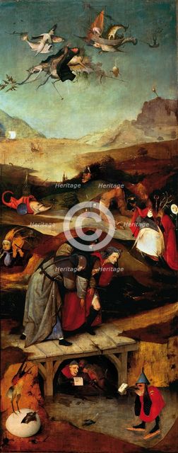The Temptation of Saint Anthony (Left wing of a triptych).