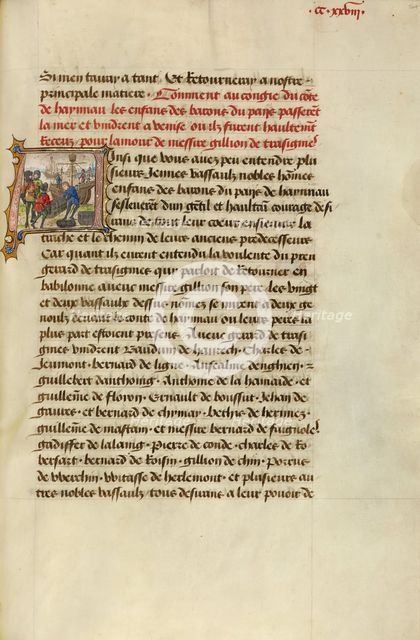 The Temptation of Saint Anthony; Prayer Book of Charles the Bold, 1469. Creator: Lieven van Lathem.