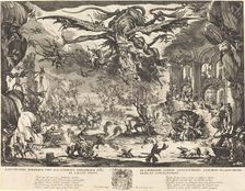 The Temptation of Saint Anthony [second version], 1635. Creator: Jacques Callot