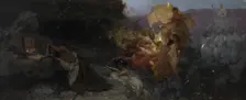 The Temptation of Saint Jerome. Artist: Siemiradzki, Henryk (1843-1902)