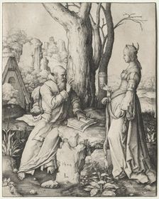 The Temptation of St. Anthony, 1509. Creator: Lucas van Leyden (Dutch, 1494-1533)
