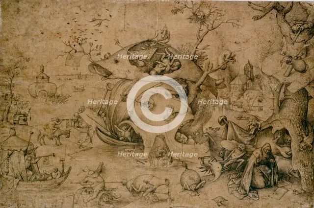 The Temptation of St Anthony, 16th century. Artist: Pieter Bruegel the Elder.