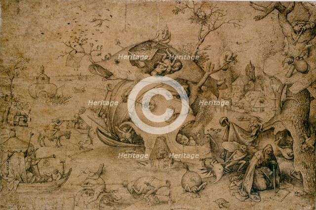The Temptation of St Anthony, 16th century. Artist: Pieter Bruegel the Elder.