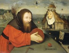 The Temptation of St Anthony, c.1550-c.1600. Creator: Jheronimus Bosch (manner of)