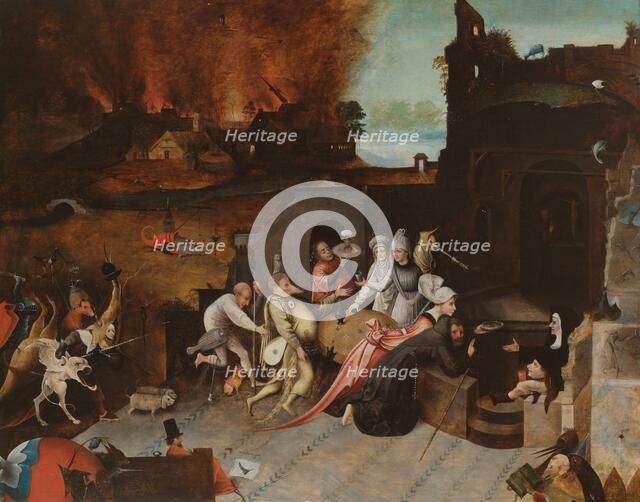 The Temptation of St Anthony, c.1530-c.1600. Creator: Unknown.