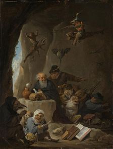 The Temptation of St Anthony, c.1645. Creator: David Teniers II