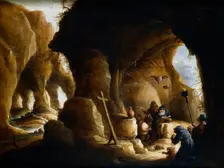 The Temptation of St Anthony c1649-1670. Artist: Abraham Teniers