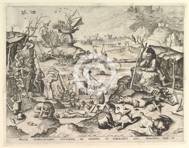 The Temptation of St. Anthony.n.d. Creators: Johannes van Doetecum I, Lucas van Doetecum.