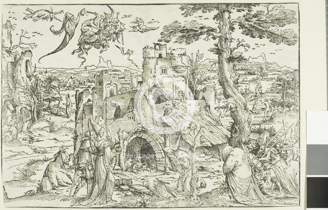 The Temptation of St. Anthony, n.d. Creator: Jan de Cock.