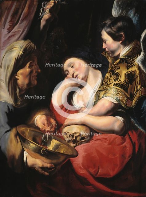 The Temptation of the Magdalene, c. 1616/17. Creator: Jacob Jordaens.