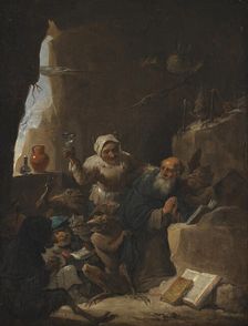 The Temptations of Saint Anthony, 1647-1649. Creator: David Teniers II