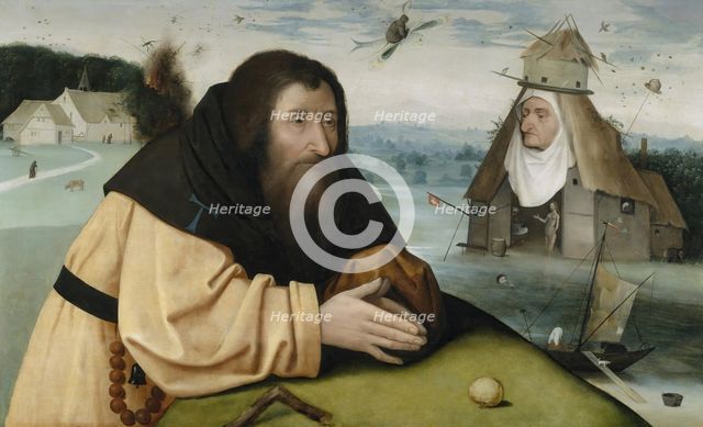 The Temptations of Saint Anthony, between 1510 and 1515. Creator: Hieronymus Bosch.