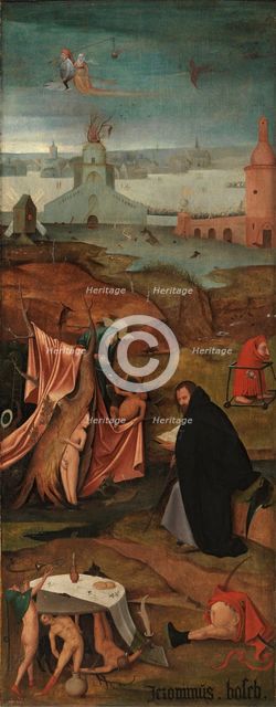 The Temptations of Saint Anthony the Abbot, 15th-16th centuries. Creator: Unknown.
