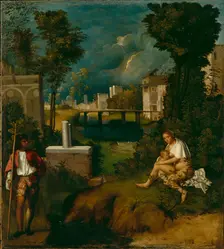 The Tempest, c.1508. Artist: Giorgione (1476-1510)