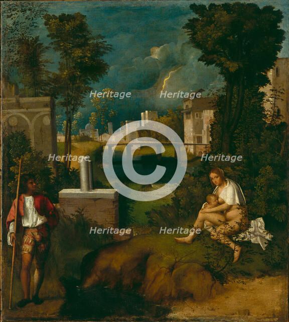 The Tempest, c.1508. Artist: Giorgione (1476-1510)