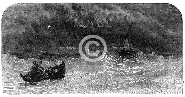 "The Tempest": Prospero adrift, 1860. Creator: Unknown.