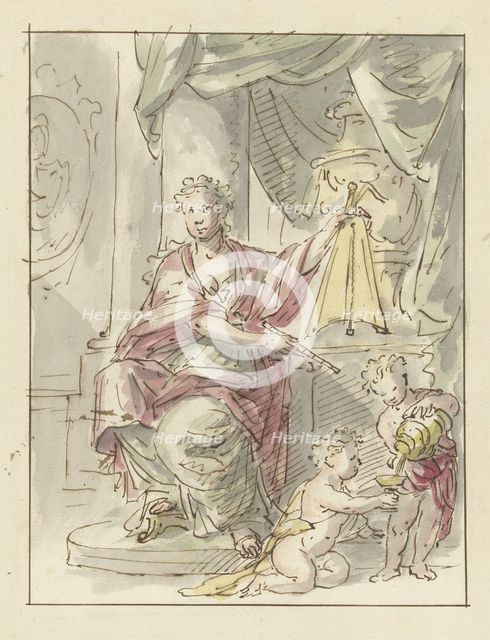 The Temperance, 1677-1755. Creator: Elias van Nijmegen.