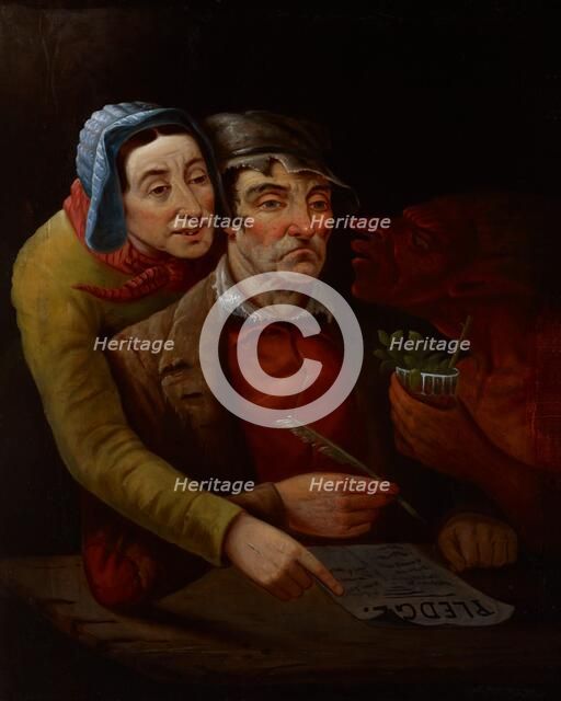 The Temperance Pledge, about 1851. Creator: John G. Dunn.