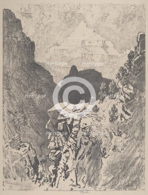 The Temple, 1912. Creator: Joseph Pennell.