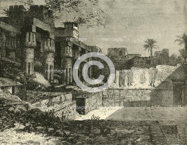 'The Temple at Luxor', 1890.   Creator: Unknown.