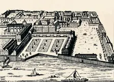The Temple from the Thames c1650, (1903)