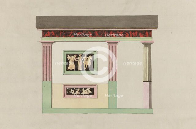 The temple in Skärva. Left outer wall (8), 1785. Creator: Carl August Ehrensvard.