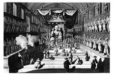 The Temple of Ten Thousand Idols in Japan, 1884.Artist: A Thom