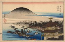 The Temple of the Golden Pavilion. From the series Famous Views of Kyoto , 1834